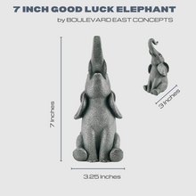 Load image into Gallery viewer, INDOOR/OUTDOOR GOOD LUCK ELEPHANT STATUE
