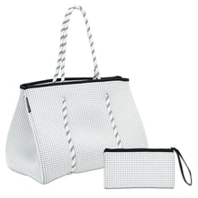 Load image into Gallery viewer, LARGE NEOPRENE TOTE WITH CONVERTIBLE ZIPPER
