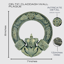 Load image into Gallery viewer, IRISH CLADDAGH WALL PLAQUE
