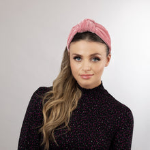 Load image into Gallery viewer, LUXE VELVET TOP-KNOT HEADBAND
